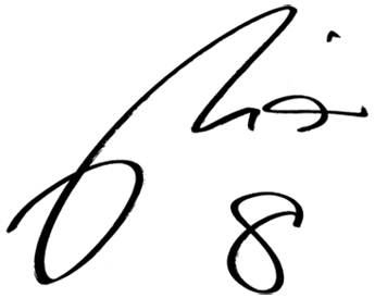 選手サインを紹介しています