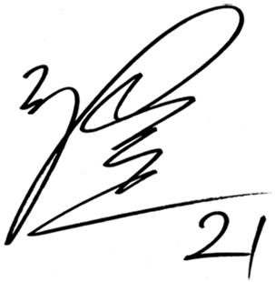 選手サインを紹介しています