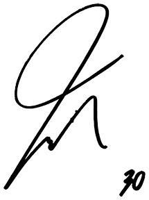 選手サインを紹介しています