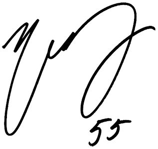 選手サインを紹介しています